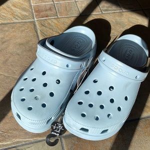 CROCS Platform, size 7, mineral blue